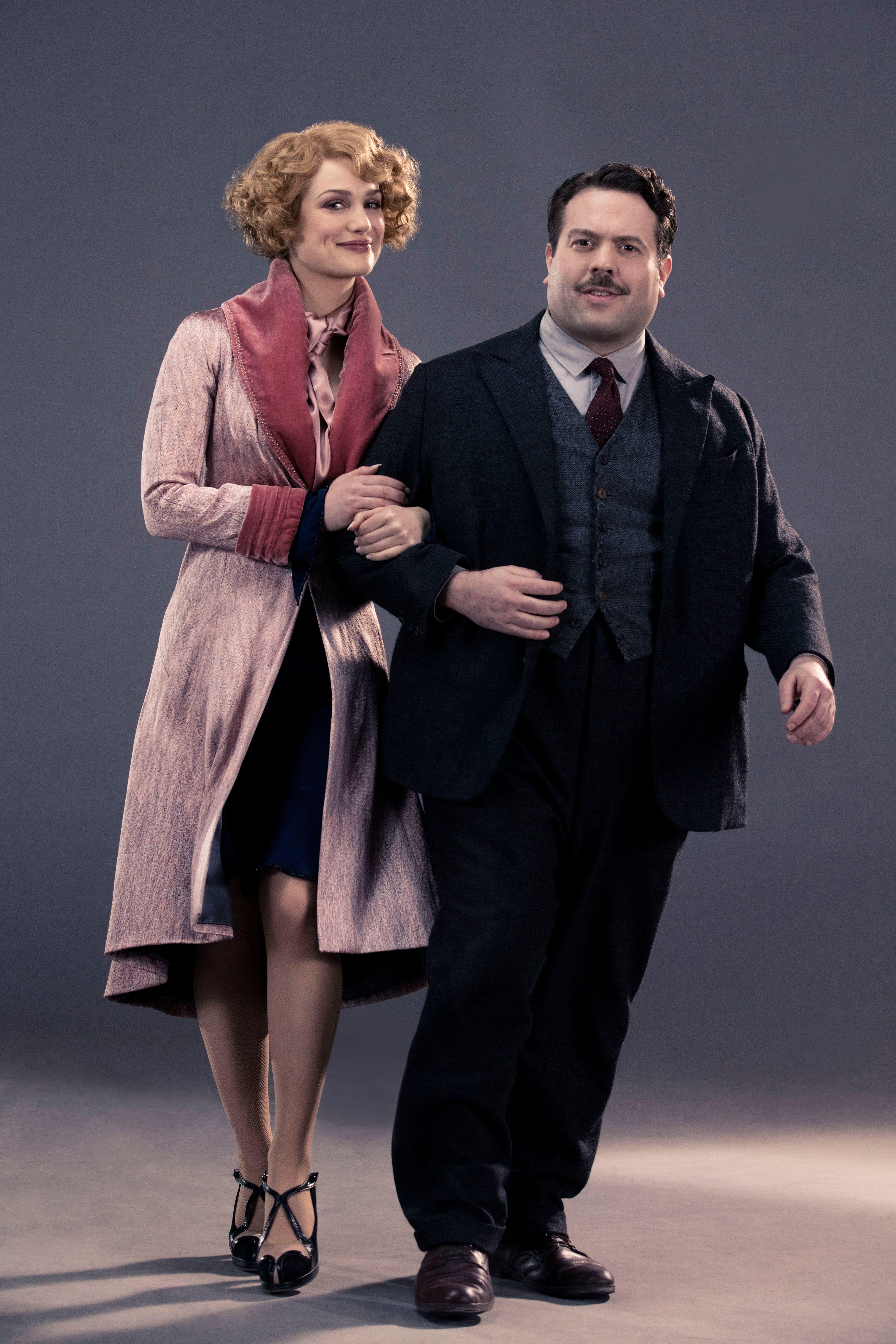 Queenie (Alison Sudol) and Jacob (Dan Fogler), promotional photo for 'Fantastic Beasts and Where to Find Them', 2016