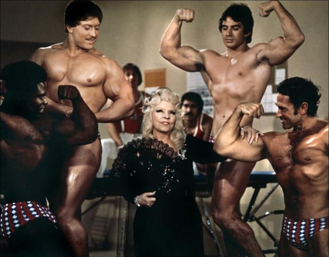Marlo Manners (Mae West), scene from 'Sextette', 1977